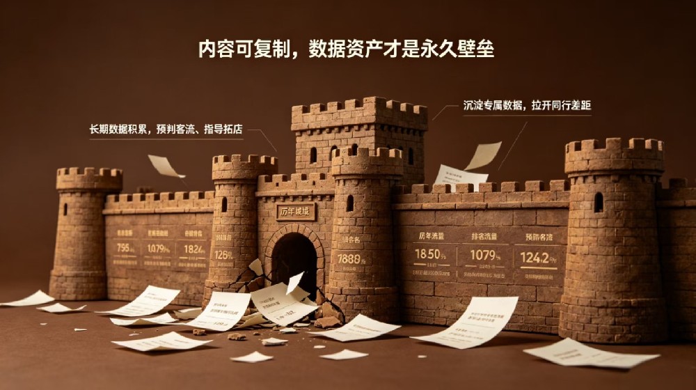 监测实战九：AI GEO的护城河不是内容，是数据资产——谁的数据多，谁就赢